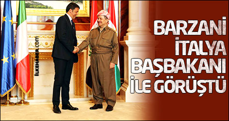 Barzani Hewlêr'de İtalya Başbakanı Renzi ile görüştü