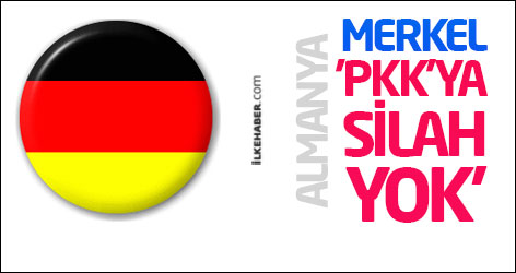 Merkel: 'PKK'ya silah yok'