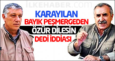 'Karayılan, Bayık peşmergeden özür dilesin dedi' iddiası