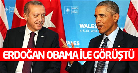 Erdoğan Obama ile görüştü