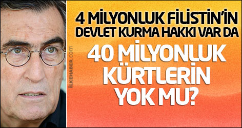Hasan Cemal: 4 milyonluk Filistin’in devlet kurma hakkı var da 40 milyonluk Kürtlerin yok mu?