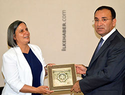 Adalet Bakanı Diyarbakır B.Belediyesi'ni ziyaret etti