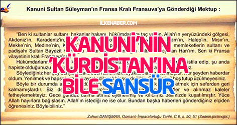 Kanuni'nin 'Kürdistan'ına bile sansür