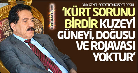 'Kürt sorunu birdir; Kuzeyi, Güneyi, Doğusu ve Rojavası yoktur'