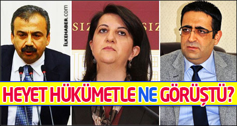 HDP heyeti hükümetle ne görüştü?