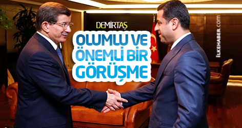 Demirtaş: Başbakan'la olumlu ve önemli bir görüşme yaptık