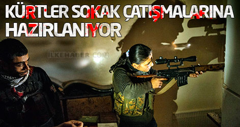 Kürtler sokak çatışmalarına hazırlanıyor
