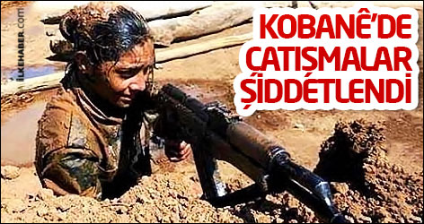 Kobanê’de üç cephede çatışmalar şiddetlendi