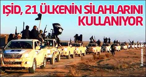 IŞİD, 21 ülkenin silahlarını kullanıyor