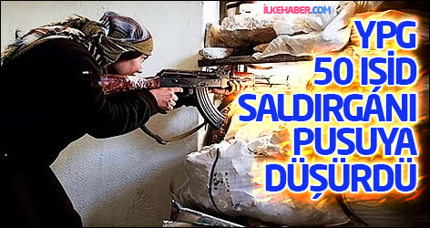 YPG, 50 IŞİD saldırganını pusuya düşürdü