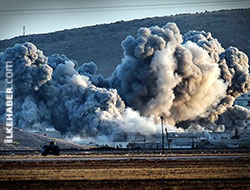 Kobani'deki IŞİD mevzilerine yeni saldırılar