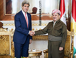 Kerry ve Barzani Kobani'yi görüştü