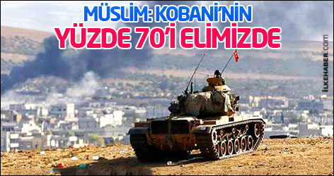 Müslim: Kobani'nin yüzde 70'i elimizde