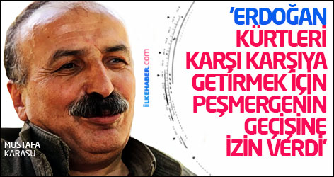'Erdoğan, Kürtleri karşı karşıya getirmek için peşmergenin geçişine izin verdi'