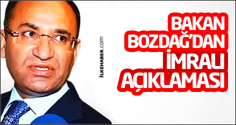 Bakan Bozdağ'dan İmralı açıklaması