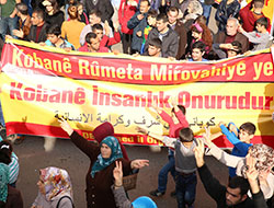 Diyarbakır: ‘YPG, YPJ ve Peşmergeyi selamlıyoruz’