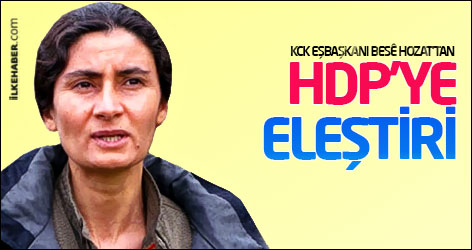 KCK Eşbaşkanı Bese Hozat'tan HDP'ye eleştiri