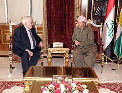 Mesud Barzani, Irak Cumhurbaşkanı ile görüştü