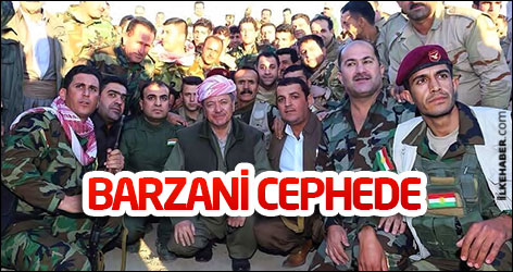Mesud Barzani savaş cephesinde