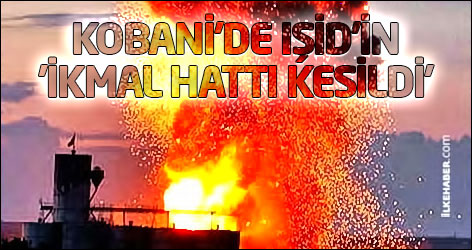 Kobani'de IŞİD'in 'ikmal hattı kesildi'