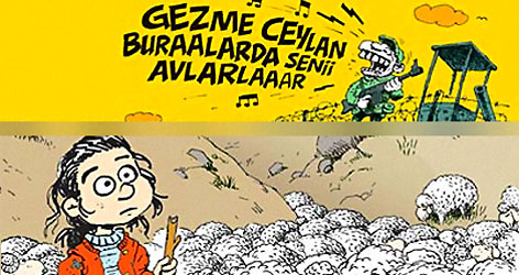 Leman küçük Ceylan'ı çizdi