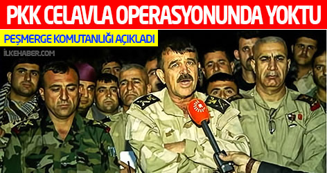 Peşmerge Komutanlığı: PKK Celavla operasyonunda yoktu