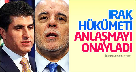 Irak hükümeti, Hewlêr ve Bağdat arasındaki anlaşmayı onayladı