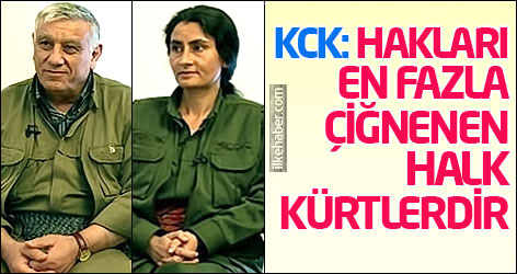 KCK: Hakları en fazla çiğnenen halk Kürtlerdir