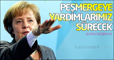 Merkel: Peşmerge'ye yardımlarımız sürecek