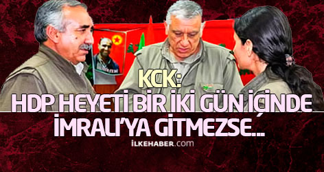 KCK: HDP heyeti bir iki gün içinde İmralı'ya gitmezse...