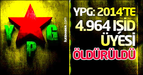 YPG: 2014'te 4.964 IŞİD üyesi öldürüldü