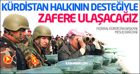 Barzani: Kürdistan halkının desteğiyle zafere ulaşacağız