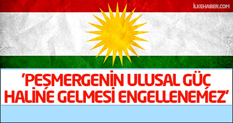 'Peşmergenin ulusal güç haline gelmesi engellenemez'