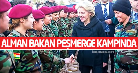 Alman Bakan peşmerge kampında