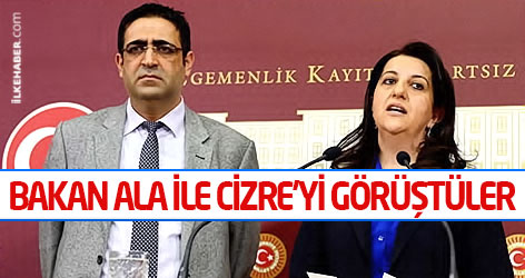 İmralı heyeti, İçişleri Bakanı Ala ile Cizre'yi görüştü