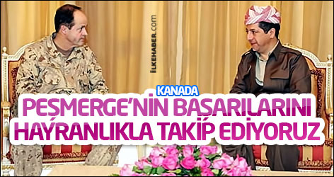Kanada: Peşmerge’nin başarılarını hayranlıkla takip ediyoruz