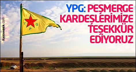 YPG: Peşmerge kardeşlerimize teşekkür ediyoruz