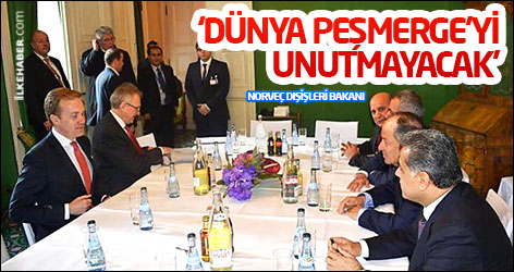 Norveç Dışişleri Bakanı: Dünya Peşmerge’yi unutmayacak