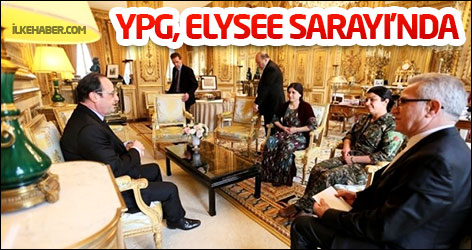 Elysee Sarayı, Rojava heyetiyle görüşmenin fotoğraflarını yayınladı