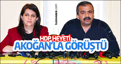 HDP heyeti Akoğan'la görüştü