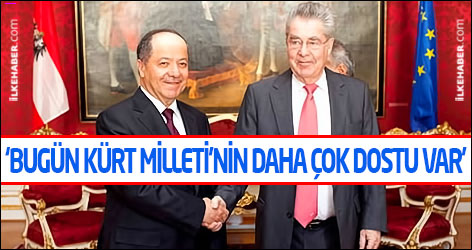 Barzani: Bugün Kürt Milleti'nin daha çok dostu var