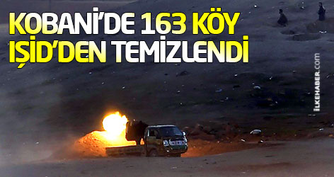 Kobani'de 163 köy IŞİD'den temizlendi