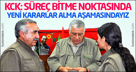 KCK: Süreç bitme noktasında, yeni kararlar alma aşamasındayız