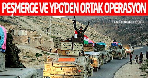 Peşmerge ve YPG’den ortak operasyon
