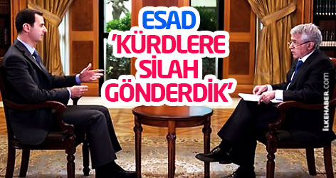 Esad: Kürdlere silah gönderdik