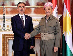 Barzani Savunma Bakanı Yılmaz’la görüştü