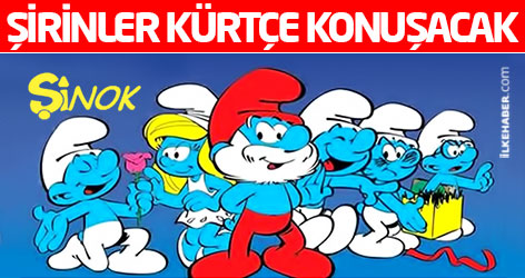 Şirinler artık Kürtçe konuşacak!