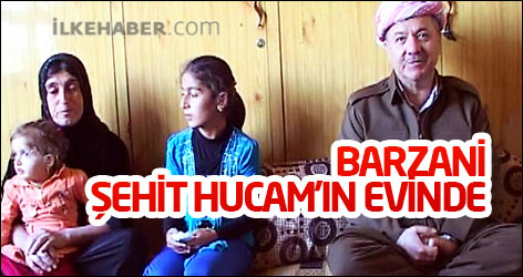 Barzani, Peşmerge Hucam’ın evini ziyaret etti