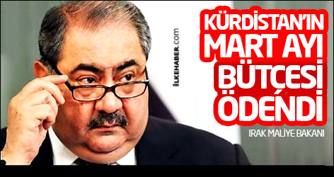 Zebari: Kürdistan'ın Mart ayı bütçesi ödendi