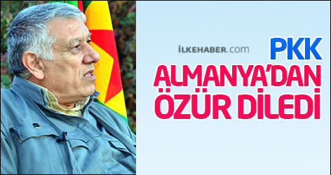 PKK Almanya’dan özür diledi